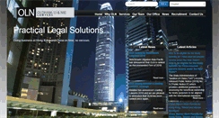 Desktop Screenshot of oln-law.com