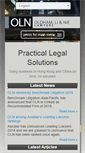 Mobile Screenshot of oln-law.com