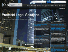 Tablet Screenshot of oln-law.com